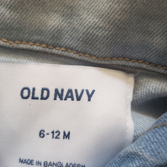 NWT Old Navy Light Wash 6-12 M Jean Jacket - Picture 2 of 3